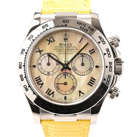 Rolex Daytona Beach Yellow shell 116519NR 